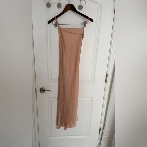 NWOT  ASTR the‎ Label Cowl Slip Midi Dress in Blush XS - Picture 4 of 6
